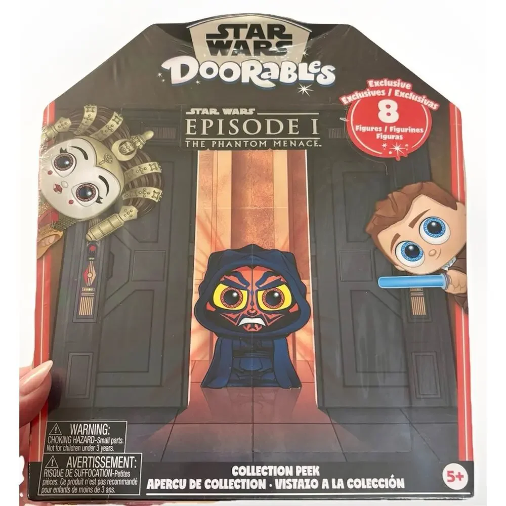 NEW DISNEY DOORABLES Star Wars Ep.1 Phantom Menace Collection MINI FIG x8 SEALED